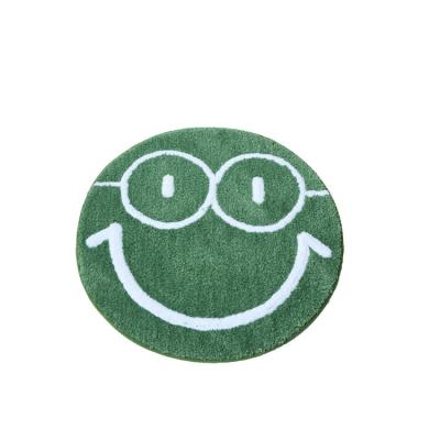 China Hot Sale Practical Viable Skid Smiley Carpet Floor Area Mat Shaggy Rug Living Room Bedroom Anti-Skid Blankets for sale