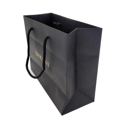 China Recycled Materials Color Printing Paper Custom Shopping Bag for sale