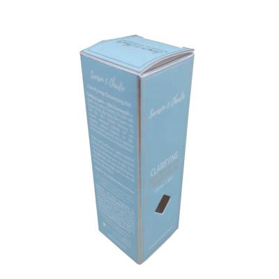 China Recyclable Design Paper Cardboard Folding Lipstick Packaging Box With Cutout Window for sale