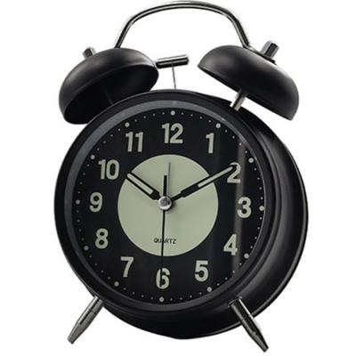 China LUMINOVA Metal Twin Bell Alarm Clock with Light for sale