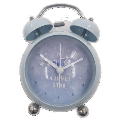 China High Quality Glass Plastic China Traditional, Mid Century Factory Sale Traditional Round Clock Modern All-Season Alarm Clock Design 9*6.8*13 for sale