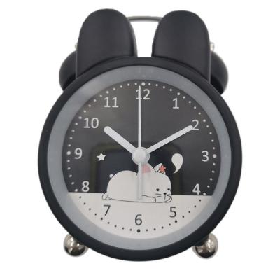 China Customizable Traditional Kids Alarm Clock Design Cute Rabbit Shape Desk Alarm Clock, NC Mid-Century Modern All-Season; ZHE for sale