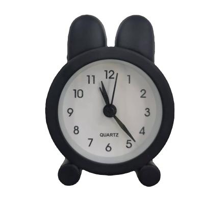 China New Traditional Innovative Product Metal Mini Rabbit Table Desk Alarm Clock Traditional, NC Mid-Century Modern All-season; ZHE Circular for sale