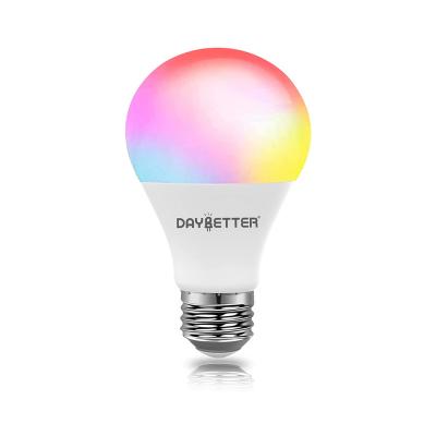 China Amazon Success 9w A19 E26 App Residential Multi Colored Wifi RGB LED Smart LED Strip Light Bulb for sale