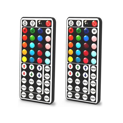 China 2 Pack Set Mini Keyboard RGB 44 Keys IR Dimmer Smart Remote Control for 5050 LED Strip Lights for sale