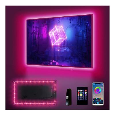 China 15ft Indoor Residential Backlight Video Game Show Smart RGB Decor Bar App LED Strip Lights For TV Studio for sale