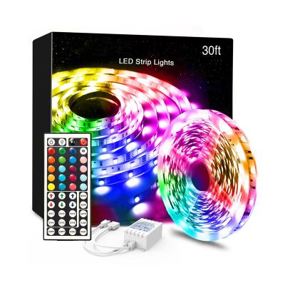 China Residential Multi Function RGB 5050 9m Led Lights With Outdoor 12 Volt Led Strip Stage Light 50w for sale