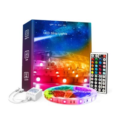 China 5050 32.8ft 10m Professional Residential RGB LED Garden Strip Lights Outdoor Amusement Light for sale