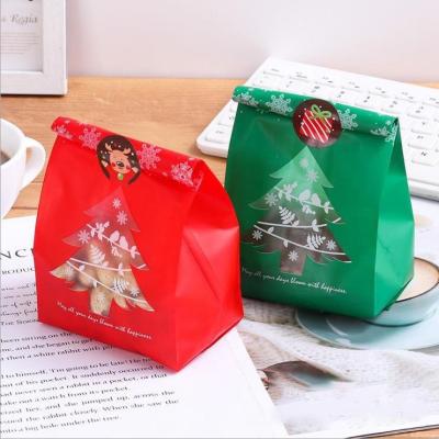 China 50 PCS Recyclable Merry Christmas Tote Bag for sale