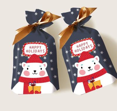 China New 50pcs Recyclable Christmas Snowflake Envelope Twine Pack Pouch Nougat Wrap for sale