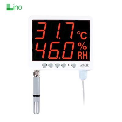 China RS485 Modbus/4-20mA/0-5V/0-10V Greenhouse Air Temperature and Relative Humidity RH Probe Transmitter Sensor LNC-109R for sale