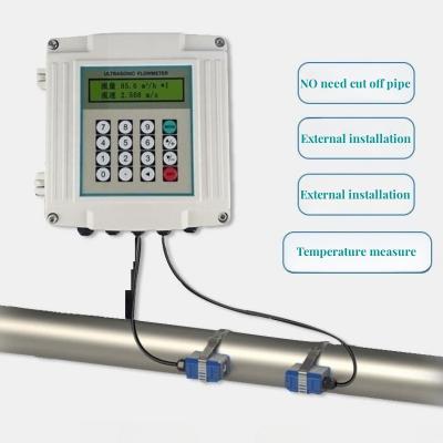 China ABS LINO TUF-2000S wall-mounted ultrasonic flowmeter split type plug-in type ultrasonic heat meter for sale