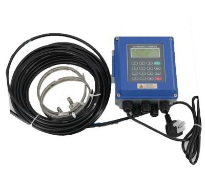 China TUF-2000B Fixed Ultrasonic Flow Meter price BTU Meter wall-mounted ultrasonic flowmeter TS-2 for sale