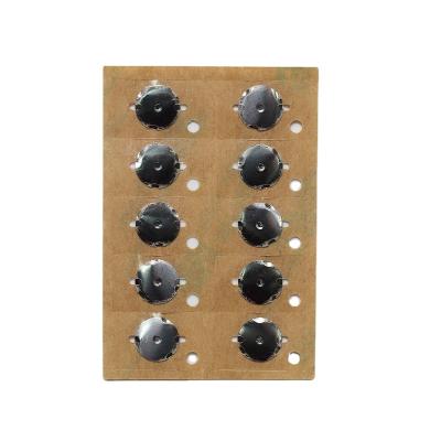 China Telecommunication Equipment Stainless Steel Gold Plated Custom Round PCB Application Metal Dome Switch Snap Array for sale