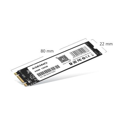 China ASENNO 2280 SSD NGFF SSD hot sale ngff 120gb 240gb 512gb 1tb m2 internal hard disk ngff ssd for laptop for sale