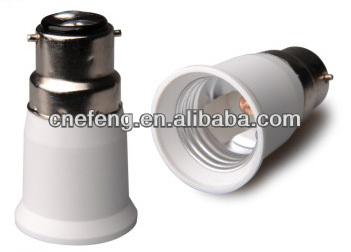 China B22 screw to E27 LAMP BASE ADAPTER for sale