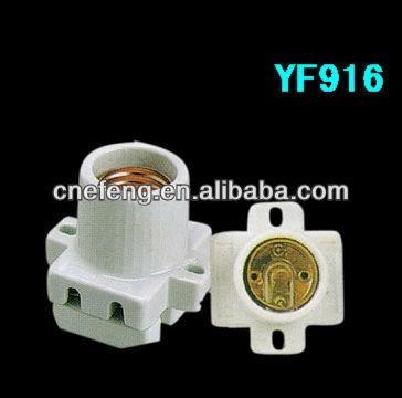 China Screw Porcelain Lamp Holder YF916 E27 for sale