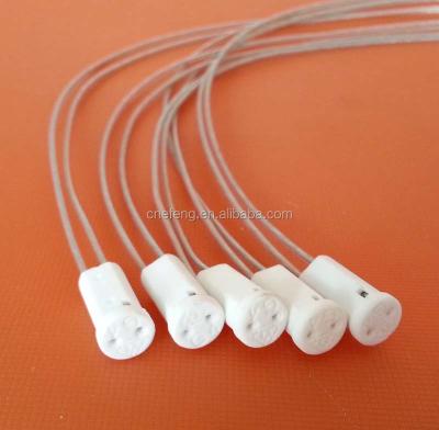 China Pin Type Halogen G4 Lamp Ceramic Material Halogen Holder for sale