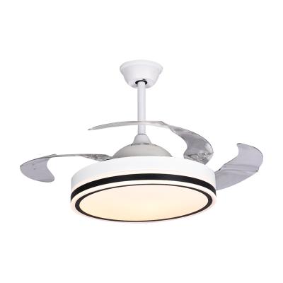 China Modern 42 Inch 68 Ith Bladeless Ceiling Fan Remote Control Led Fan Light for sale