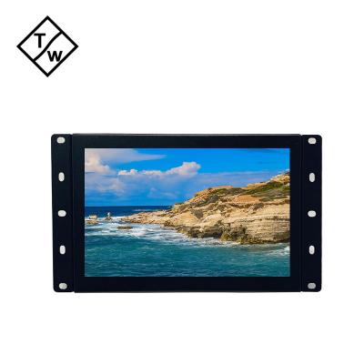 China Metal Case 7 Inch TFT LCD Open Frame Resistive Touch Screen Monitor HD VGA Input for sale