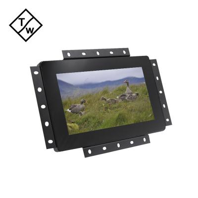 China High Quality Metal Case Open Frame 7 Inch Capacitive Touch Screen Monitor 800x480 Resolution for sale