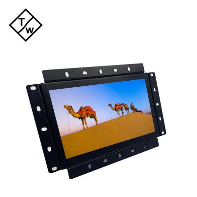 China Embedded Metal Case Or Industrial Wall Mount 7 Inch Touch Screen VGA HD Port Monitor for sale