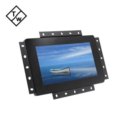 China 7 Inch Metal Case OEM LOGO Projected PCAP Touch Screen Open Frame Monitor for sale