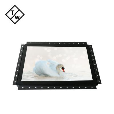 China 13.3 Inch LCD Panel Touch Open Frame Monitor Capacitive Touch Screen DC 12V Metal Case for sale