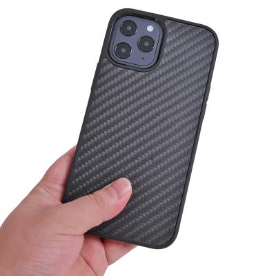 China Fashion Case Real Carbon Fiber Case Is For iPhone 12 Fashion Matte Carbon Fiber Phone Cover For iPhone 12 Pro Max Case for sale