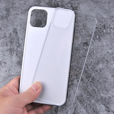 China Shockproof matte PC tpu white hybrid case can be UV printing phone case for iphone 12 OEM ODM custom design for sale