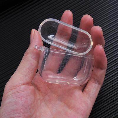 China Fashion For Apple Airpods 4 Case Clear Wireless Earphone Headset TPU Cover Filling Transparent Case For AirPods pro 4 for sale