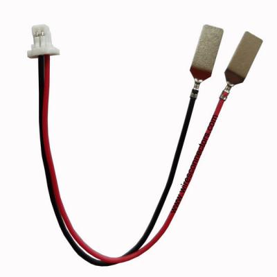 China Battery Cable JST SHR-02V-S-B 1.0mm Pitch Connector With Nickel tabs for sale