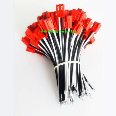 China Factory Direct 24AWG JST 2P Wiring Loom Harness JST Male and Female 2pin Connector Cable for Battery for sale