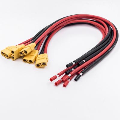 China 14AWG XT60 Connector Lithium Battery Connector Terminal Silicone Wire Harness XT60 Power Charging Cables Assemblies for sale