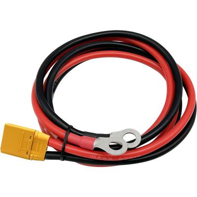 China XT60 Wiring Harness for Battery Charger With O Ring Terminal Automotive Battery Cables 8AWG 10AWG TUV Approval Cable for sale