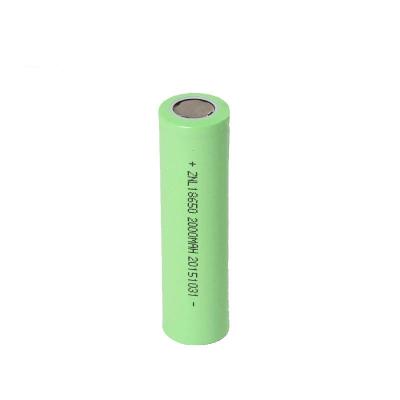 China Wieder aufladbares Lithium Ion Battery 2000mAh 3,7 V 18650 zu verkaufen