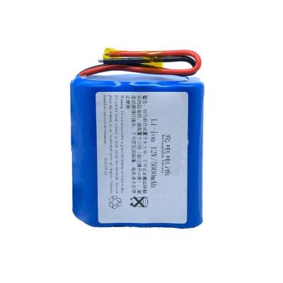 China Custom 12V 5000mAh Rechargeable Lithium Battery Packs for sale