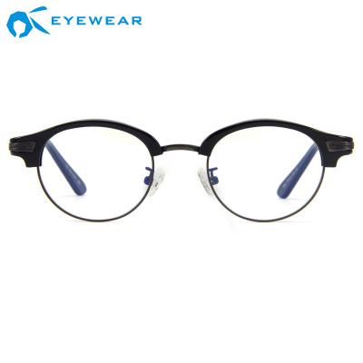 China China Wholesale Unisex Unisex Metal Stainless Steel Glasses Optical Sight Te koop