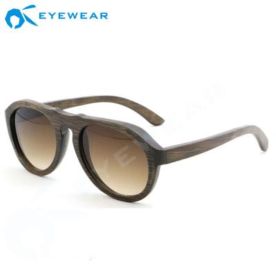 Cina Fashion Sun Glasses Brand Sun Glasses Bamboo Polarized Wooden Wooden Sunglasses in vendita