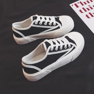 China Fashion trend wholesale fashion casual canvas shoes for woman spring summer fashion canvas casual shoes manufacturing lightweight sneaker for sale