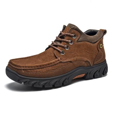 China Trekking Climbing Waterproof Non-slip Comfortable Leather Hiking Outdoor Hiking Shoes New High Quality Men's Sneakers Winter Mens Sneakers for sale