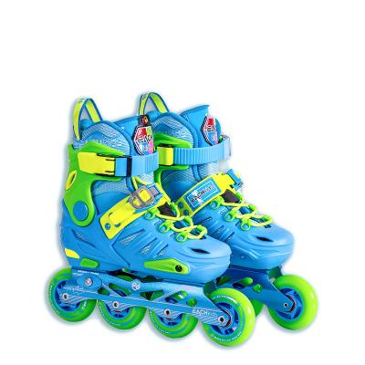 China Wholesale Kids and Teenagers Roller Skates Shoes High Quality CE 68mm Roller Skating Patins 70mm 80mm 4 Wheel Integrated Skate For Kids for sale