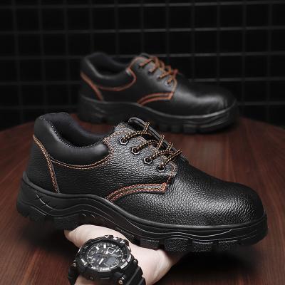 China Steel Toe Custom China Safety Shoes With Steel Toe For Man Industrial Work Safety PU Leather Shoes Anti Smash Kick Fashion Light Weight for sale