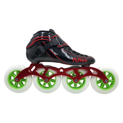 China Custom Free Logo Microfiber Professional Inline Skate Rolls Good , Cool Inline Speed ​​Skates for sale