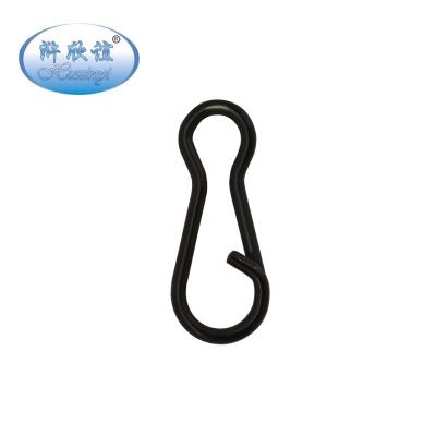 China Stainless Steel Carp Fishing Tackle Accessories Kwik Link Hook Connector Snap Matt Black Fishing Multi Staples for sale