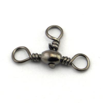 China Good Quality (Brass) Copper Barrel Cross Line Swivels Fishing Tackle Accessories For Fishing for sale