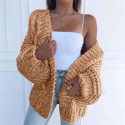 China casual fashion Female Sweaters Coat Warm Autumn Winter Long Sleeve Cardigans Knitted Sweater Streetwear Anti-wrinkle women short cardigan for sale