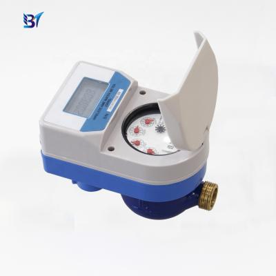 China Body Brass Long Battery Life Residential Wireless IP68 Level GPRS Water Meter for sale