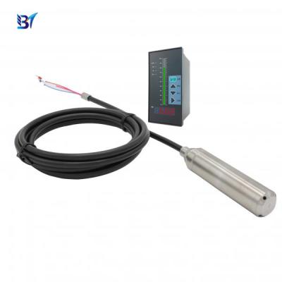 China Stainless Steel 4-20mA IP68 Liquid Capacitive Fuel Water Tank Level Sensor for Sewage en venta