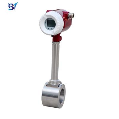 Китай Tri Clamp Overheated Steam Vortex Flow Meters LCD Display Steam Vortex Mass Flow Meter продается